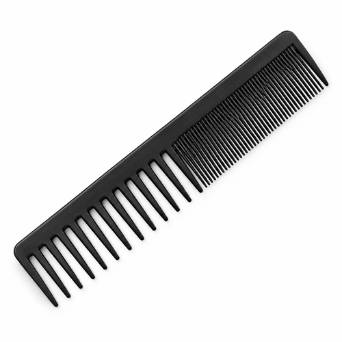 Black heat-resistant basin comb HBP