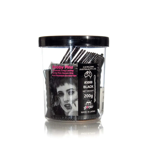 BOBBY PINS 555 GORIKI BLACK 2 INCH