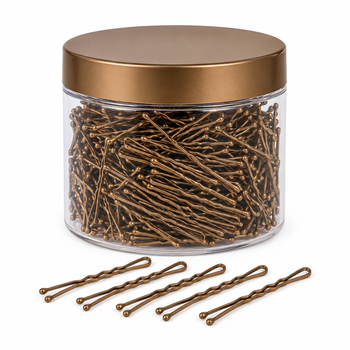Bronze 2-inch bobby pins 200g