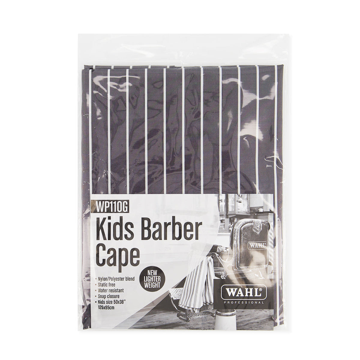Wahl Kids Barber Cape Grey White