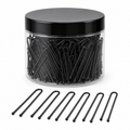 Black firm 2-inch fringe pins