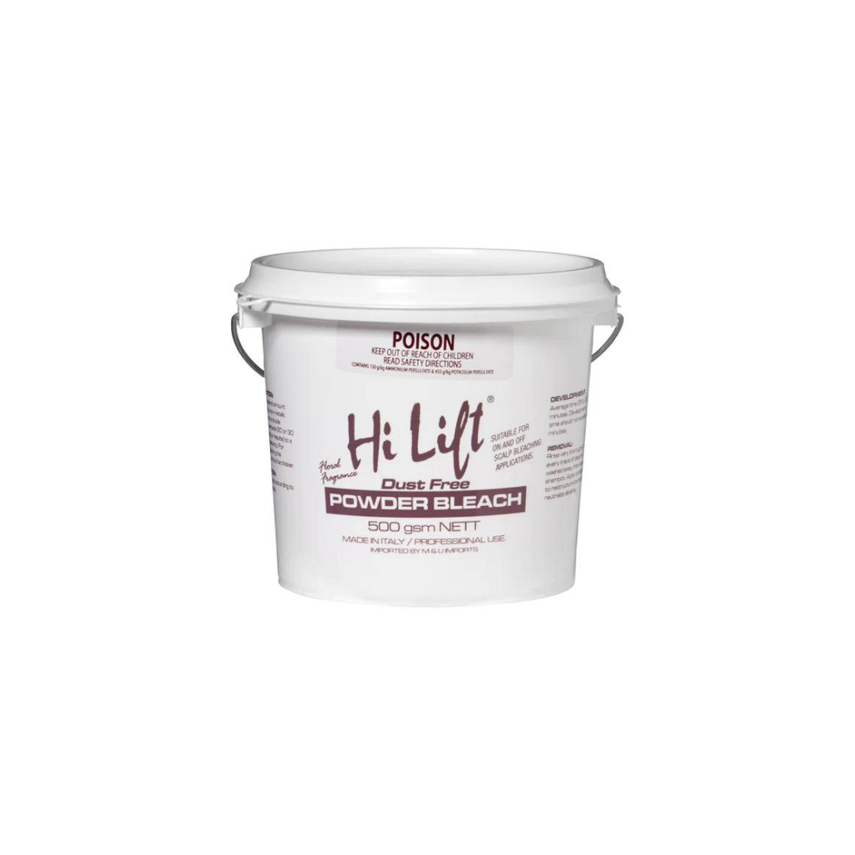 HI LIFT BLEACH WHITE TUB 500G