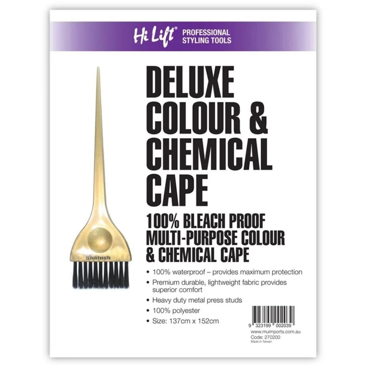 Hi Lift Deluxe Colour and Chemical Cape