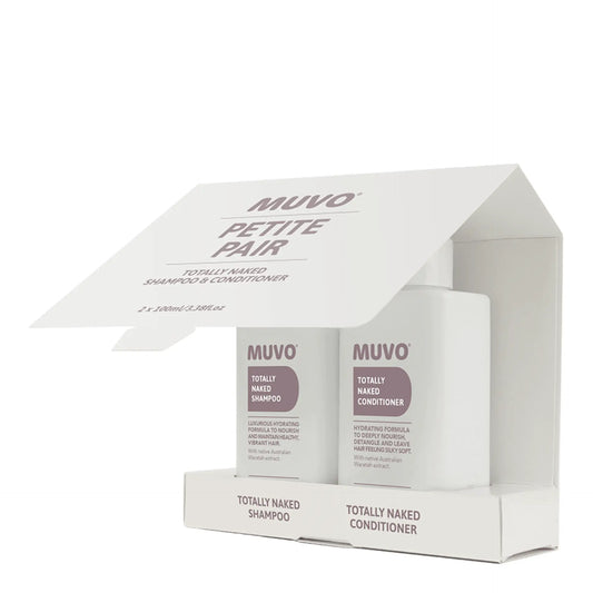 Muvo Totally Naked Shampoo And Conditioner 100Ml Petite Pair
