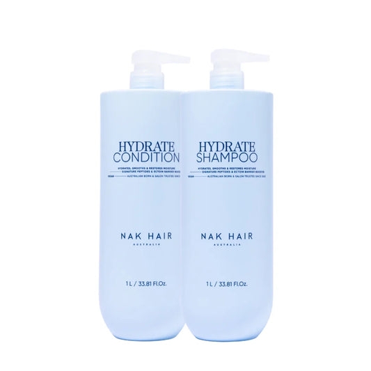 Nak Hydrate Shampoo & Conditioner 1L Duo