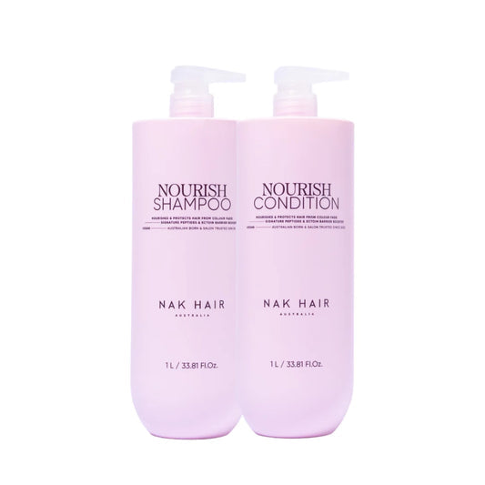 Nak Nourish Shampoo & Conditioner 1L Duo