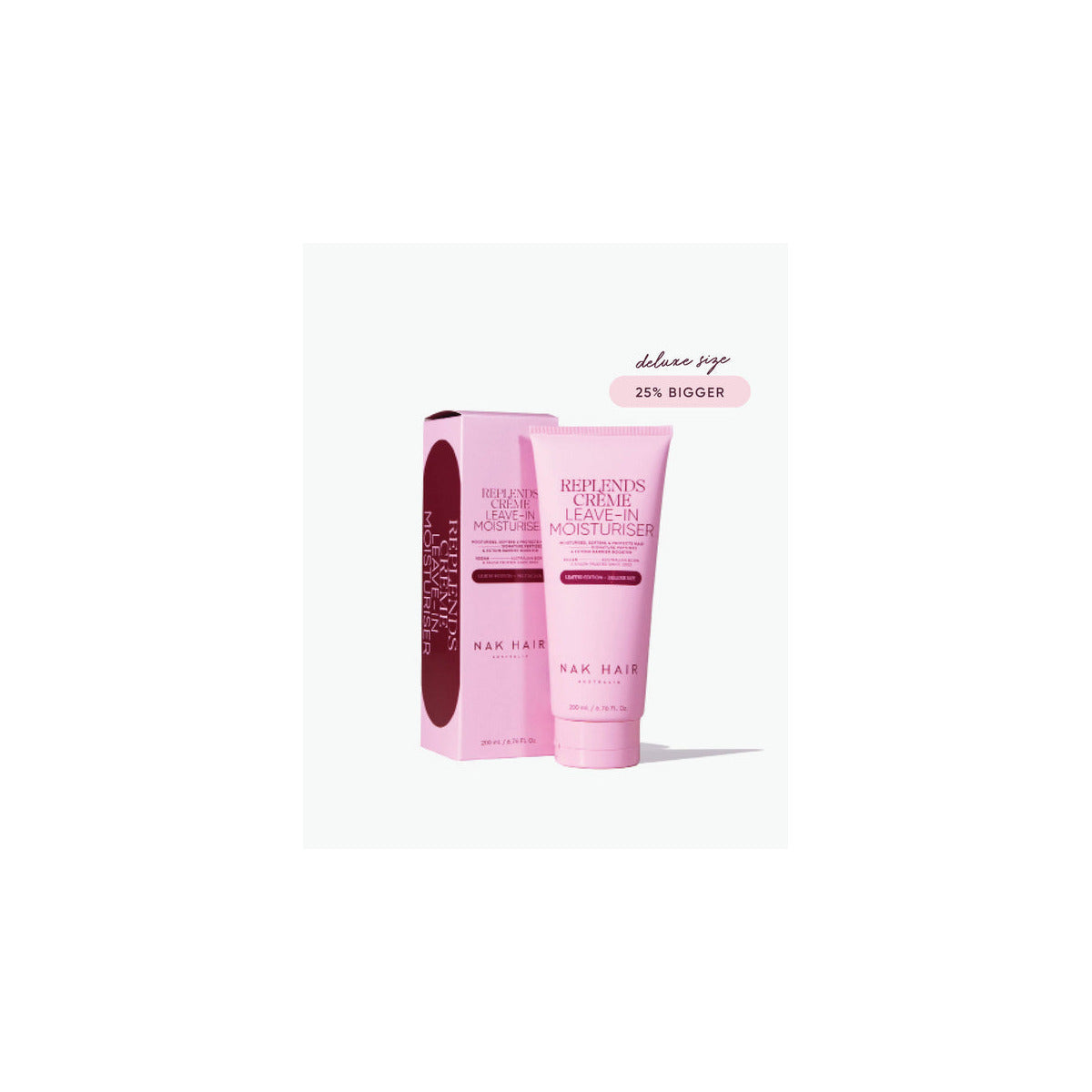 Nak Replends Crème Leave-In Moisturiser Deluxe Size- Limited Edition 200Ml
