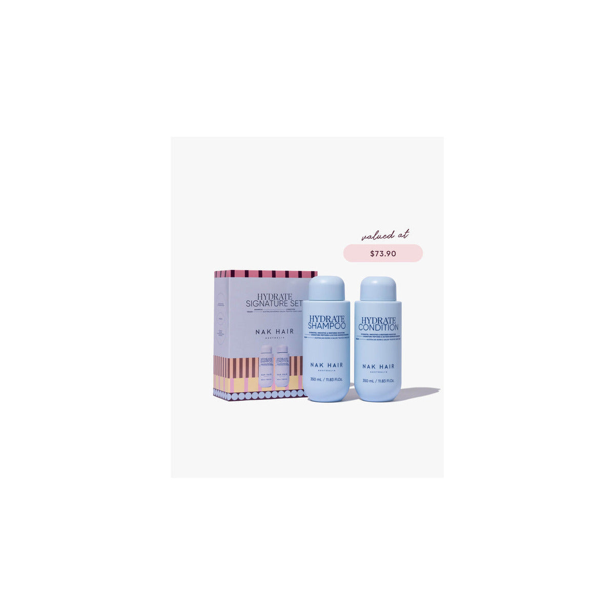 Nak Signature Holiday Hydrate Duo 350Ml - Valued At $73.90