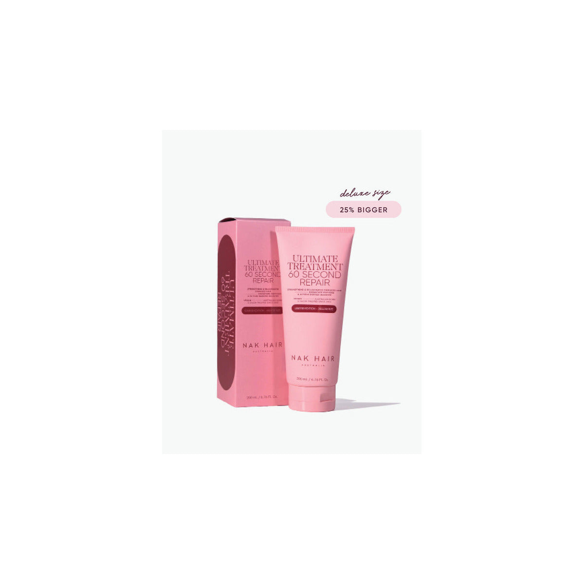 Nak Ultimate Treatment - 60 Second Repair Deluxe Size - Limited Edition 200Ml