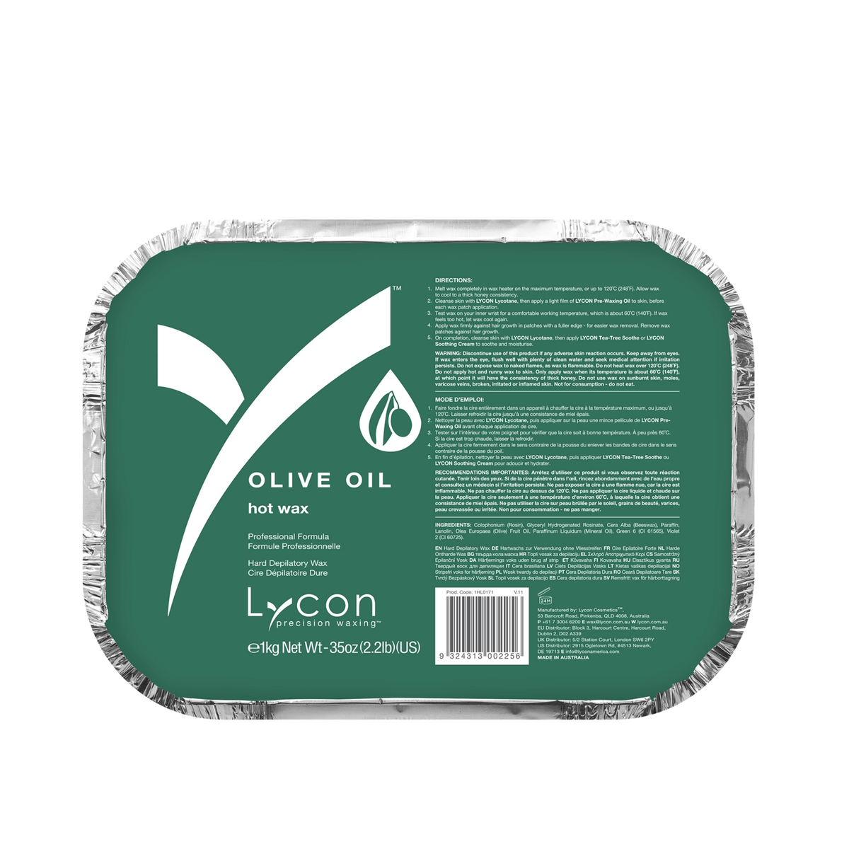 Olive Oil Hot Wax 1kg