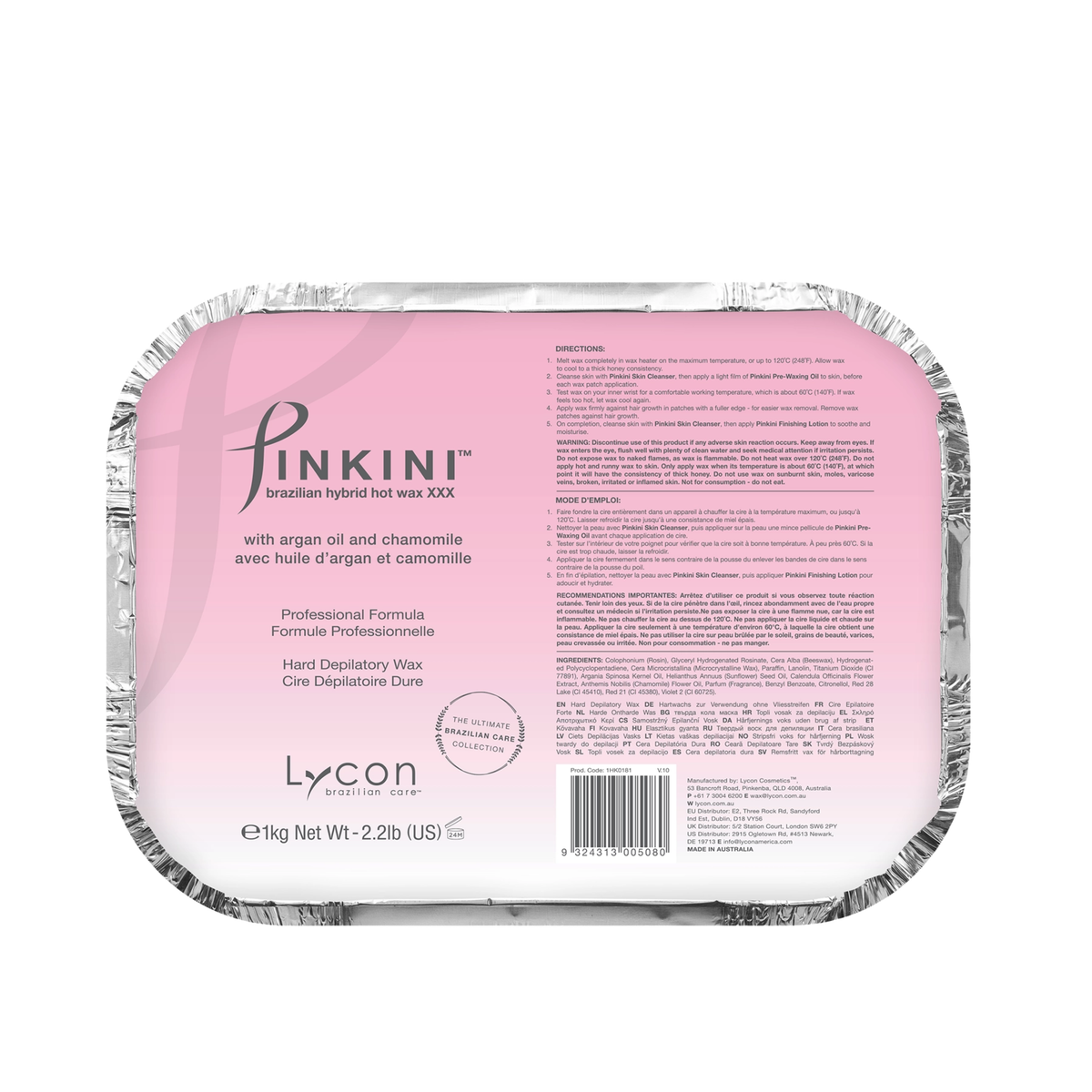 PINKINI Brazilian Hybrid Hot Wax 1kg