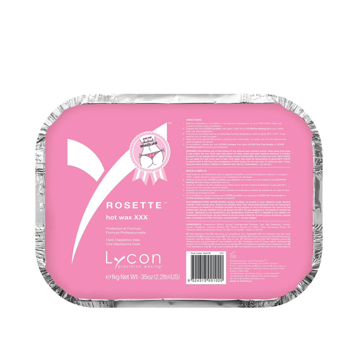 Rosette Hot Wax XXX 1kg