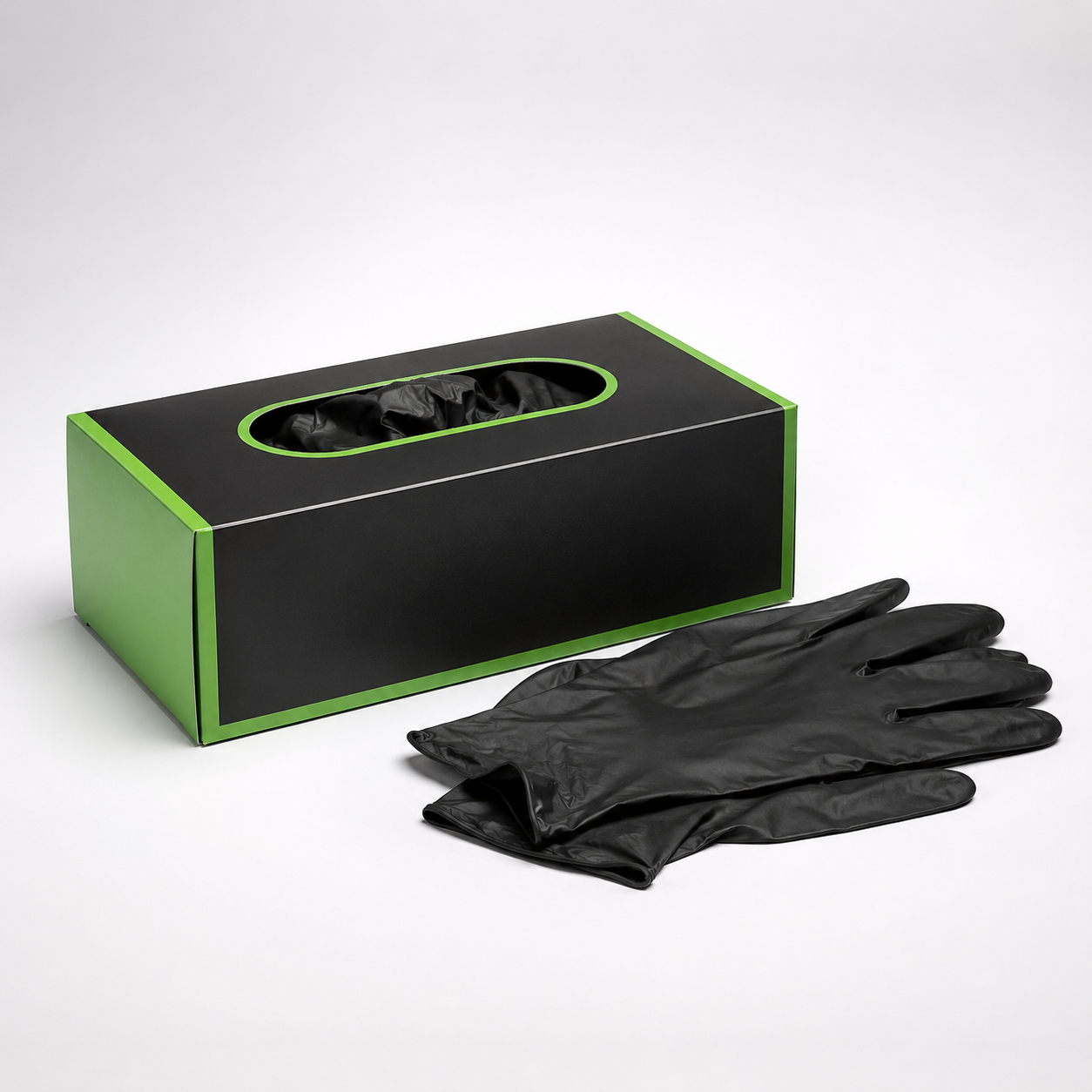 Black Nitrile Salon Gloves