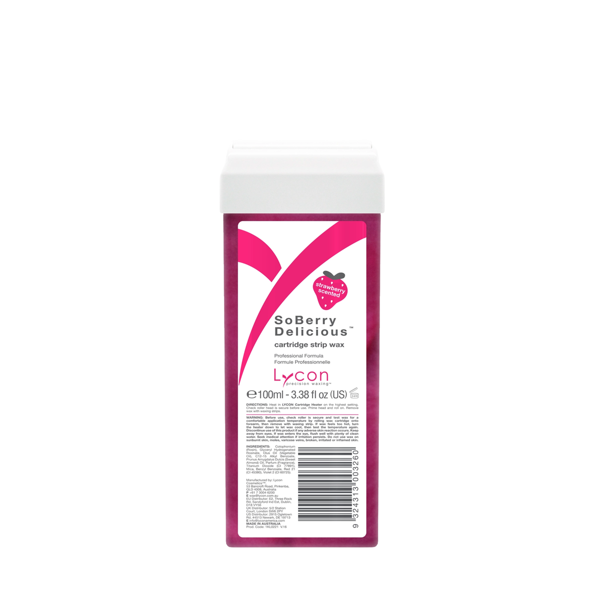 SoBerry Delicious Strip Wax Cartridge