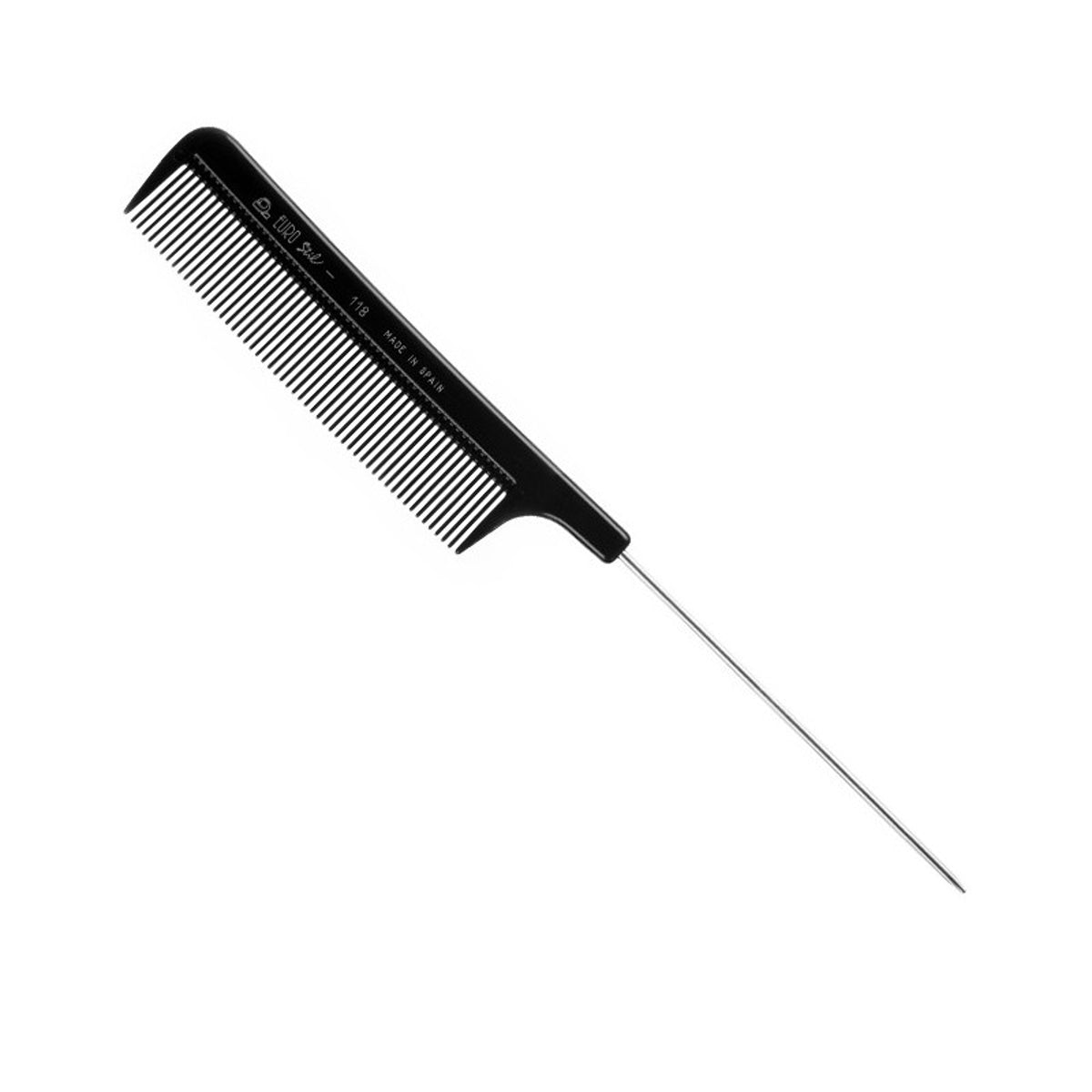 TAIL COMB BLACK METAL END AC452