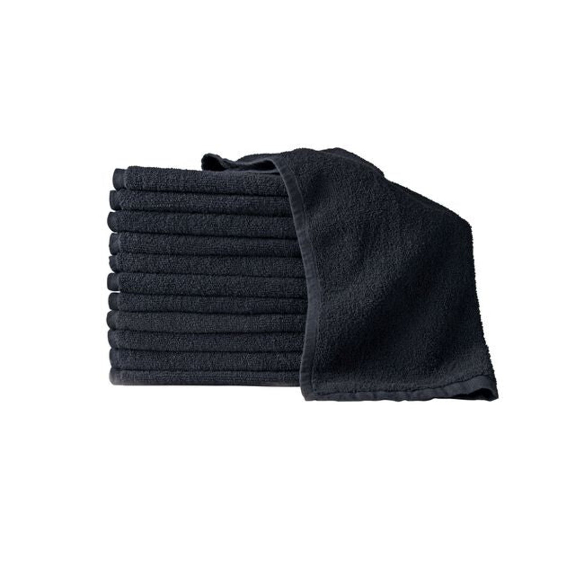 ProTex Legacy Black Cotton Towels 9 Pack