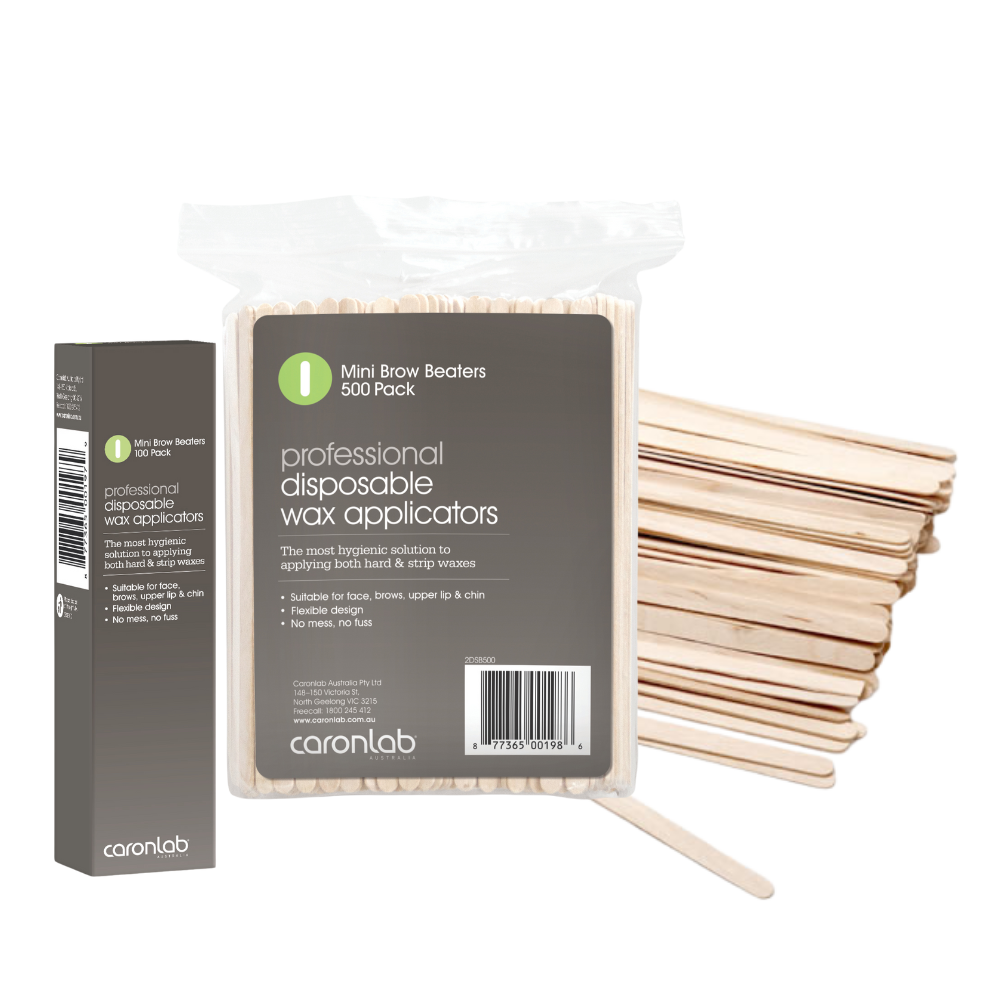 Professional Disposable Mini Spatulas Caronlab 100 Pack